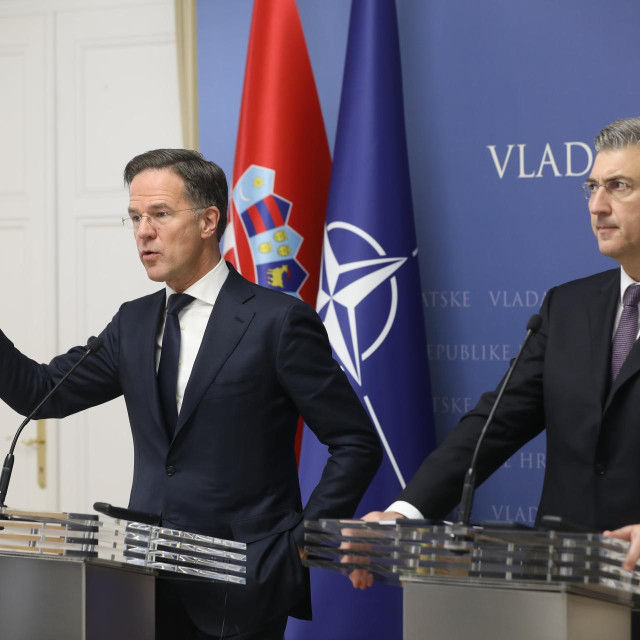 Mark Rutte i Andrej Plenković