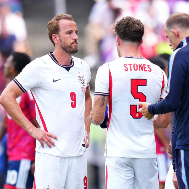 Thomas Tuchel i Harry Kane 