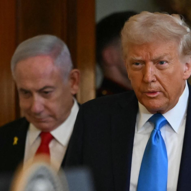 Izraelski premijer Benjamin Netanyahu i američki predsjednik Donald Trump