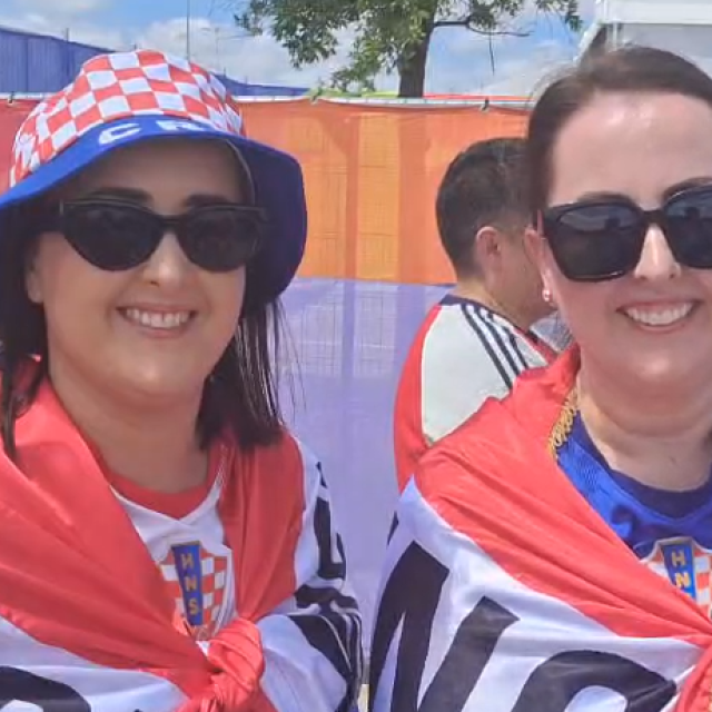 Kristina i Katarina Barišić, hrvatske navijačice iz Australije