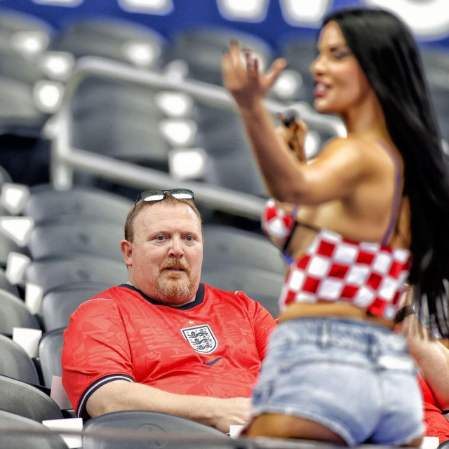 Ivana Knoll uoči utakmice Hrvatska - Engleska