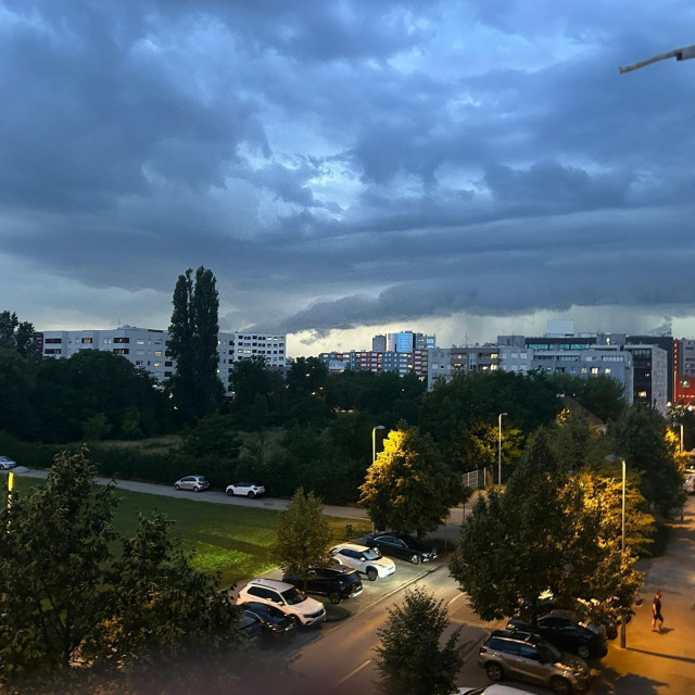 Zagreb oko 21:00
