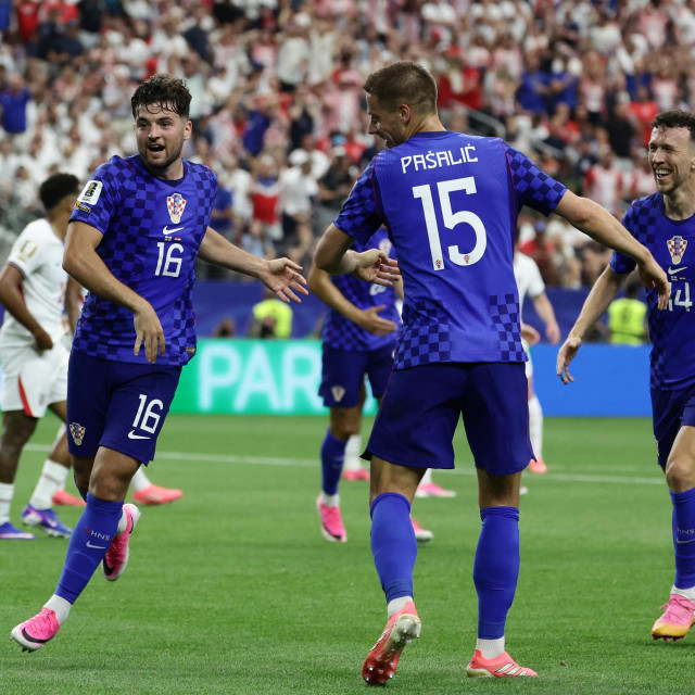 Slavlje hrvatskih reprezentativaca