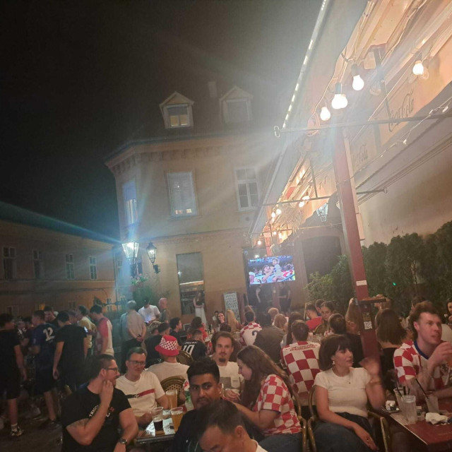 Atmosfera u Zagrebu nakon četvrtog gola Engleske