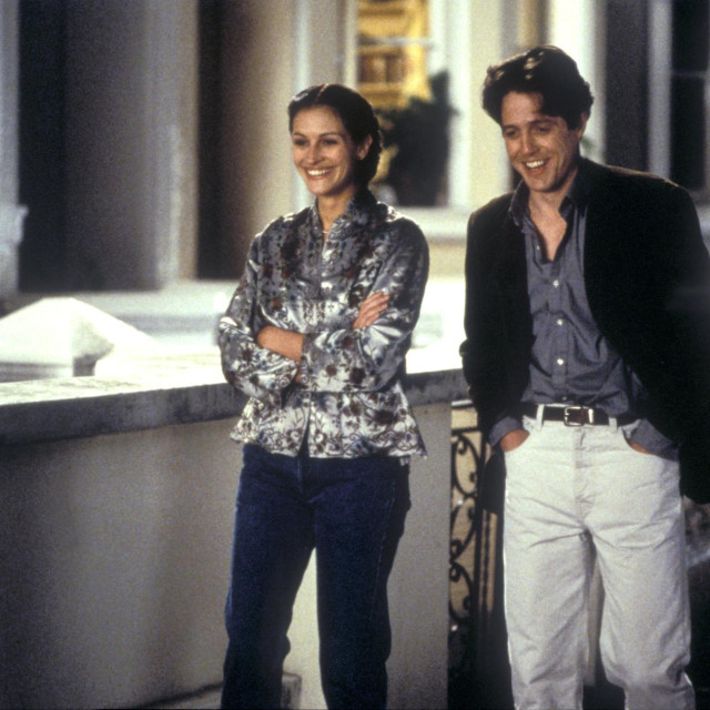 Film Still from ”Notting Hill” Julia Roberts, Hugh Grant © 1999 Universal,Image: 95388772, License: Rights-managed, Restrictions: For Editorial Use - Credit Studio Only, Model Release: no, Pictured: Studio Publicity Film Stills, Credit line: The Hollywood Archive/Hollywood Archive/Profimedia