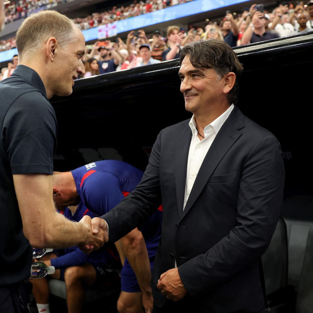Tuchel i Dalić uoči utakmice