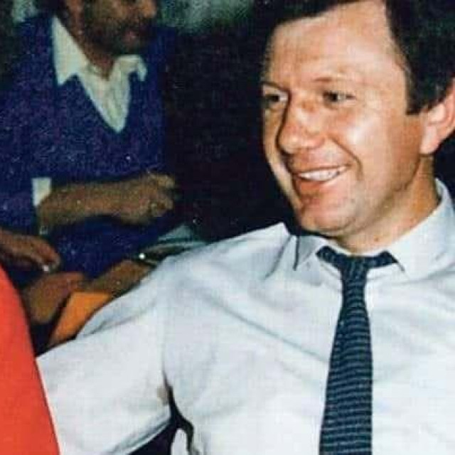 Fotografija Marije i Branka u danima sreće prije rata. Ispod je faksimil teksta koji je o slučaju objavio Jutarnji list 2001. godine