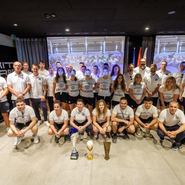 Zagrebački studenti-sportaši, osvajači 23 od ukupno mogućih 27 nacionalnih zlata
