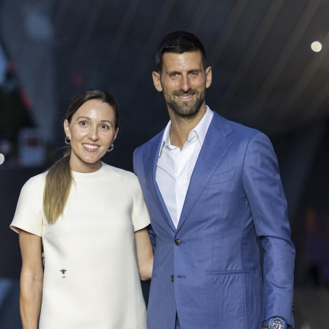 Jelena Djokovic, Novak Djokovic - Photo call du Diner « Prelude pour les JO » à la fondation Vuitton à Paris, France, le 25 juillet 2024. © Olivier Borde/Bestimage Celebs attend the « Prelude to the Olympics » in Fondation Vuitton in Paris, France, on July 25, 2024.,Image: 892530567, License: Rights-managed, Restrictions:, Model Release: no, Credit line: OLIVIER BORDE/Bestimage/Profimedia