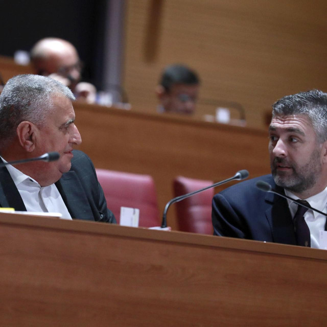 Miro Bulj i Mato Franković u Saboru