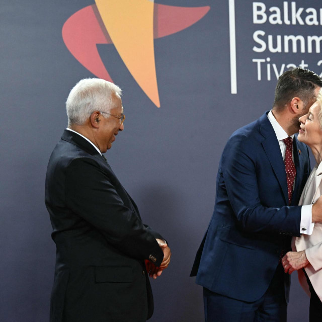 Antonio Costa i Ursula von der Leyen s Jakovom Milatovićem