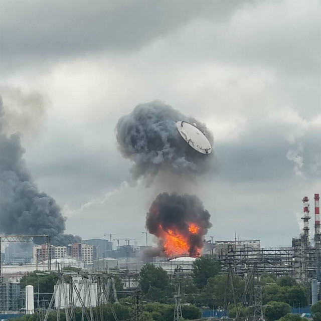 Prizori iz Moskve nakon ukrajinskog napada