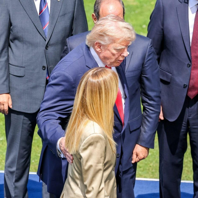 Donald Trump i Giorgia Meloni