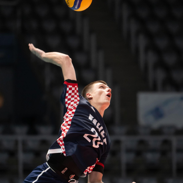 Gabrijel Cvanciger je s 9 poena bio je naš najučinkovitiji igrač protiv BiH