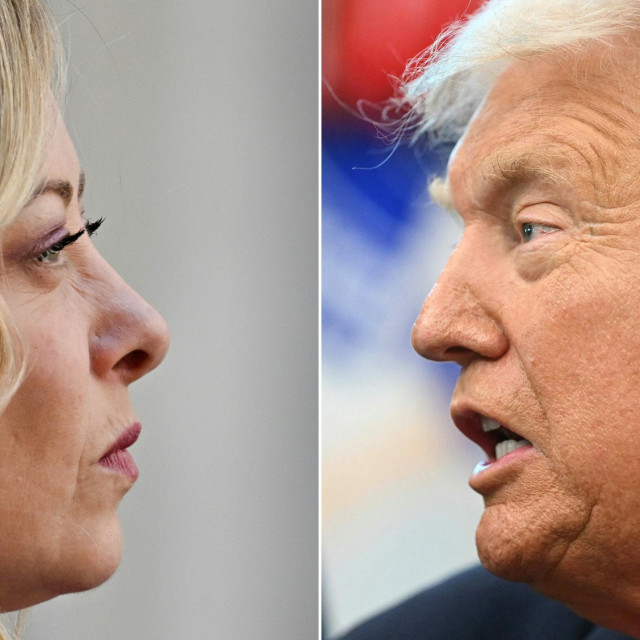 Giorgia Meloni i Donald Trump