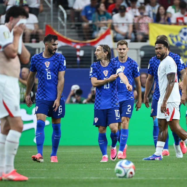 Detalj s utakmice Hrvatska - Engleska
