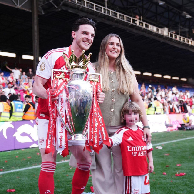 Declan Rice i Lauren Fryer
