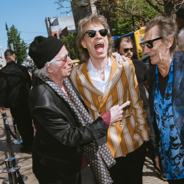 Keith Richards, Mick Jagger, Ronnie Wood 