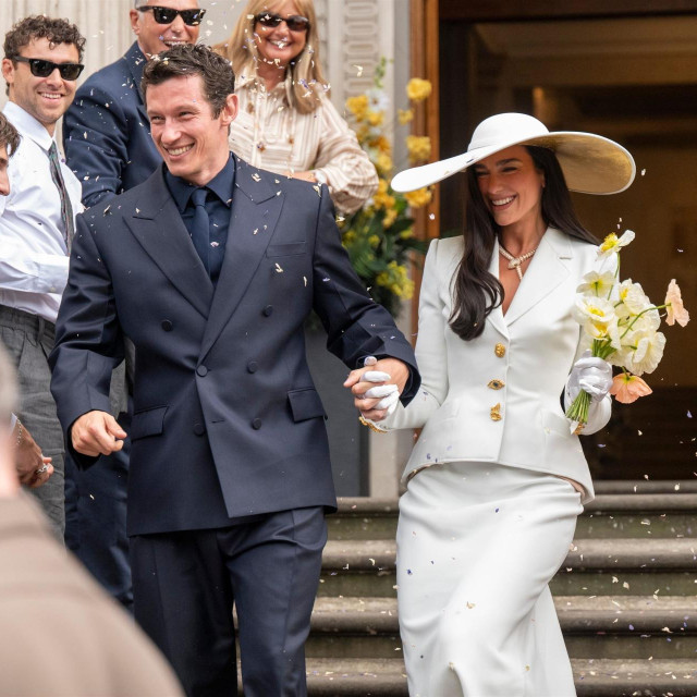 London, UNITED KINGDOM Pop star Dua Lipa and actor Callum Turner officially married in an intimate, low-key civil ceremony at the historic Old Marylebone Town Hall in London on Sunday, May 31, 2026

Pictured: Dua Lipa, Callum Turner

BACKGRID USA 1 JUNE 2026

BYLINE MUST READ: Daily Mail/Shutterstock/BACKGRID

USA: +1 310 798 9111/usasales@backgrid.com

UK: +44 208 344 2007/uksales@backgrid.com

*UK Clients - Pictures Containing Children
Please Pixelate Face Prior To Publication*,Image: 1107521138, License: Rights-managed, Restrictions:, Model Release: no, Credit line: SHUT/Backgrid USA/Profimedia