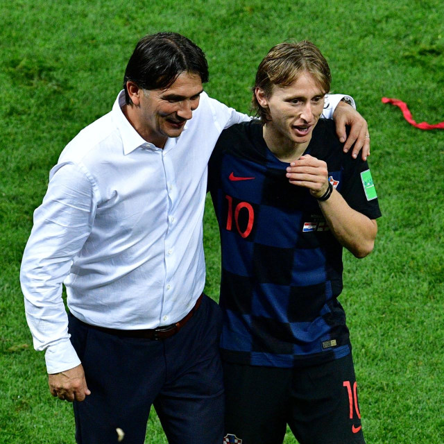 Zlatko Dalić i Luka Modrić