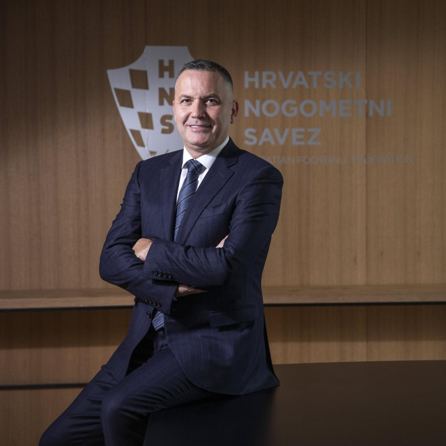 Marijan Kustić, predsjednik Hrvatskog nogometnog saveza