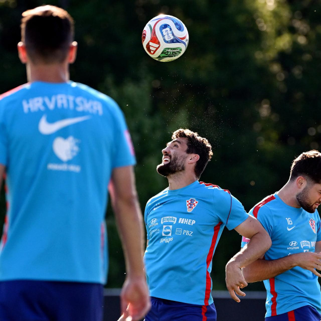 Mateo Kovačić na treningu Vatrenih
