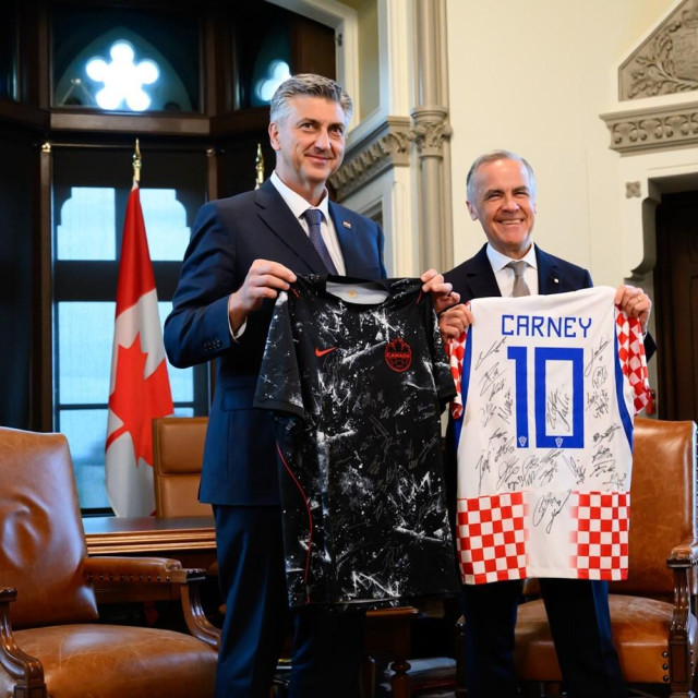 Andrej Plenković i Mark Carney