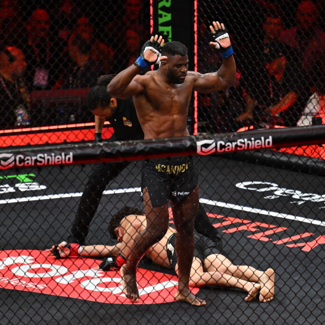 Francis Ngannou i Philipe Lins