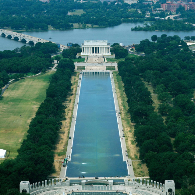 Reflektirajući bazen na Nacionalnom trgu u Washingtonu