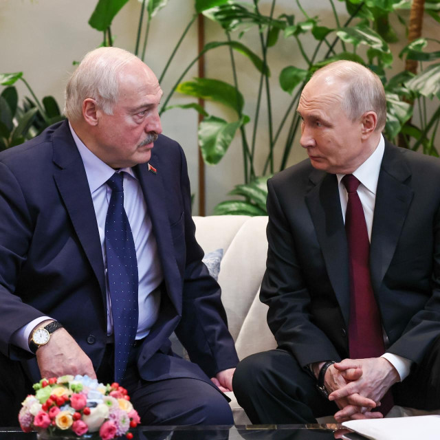 Aleksandar Lukašenko i Vladimir Putin
