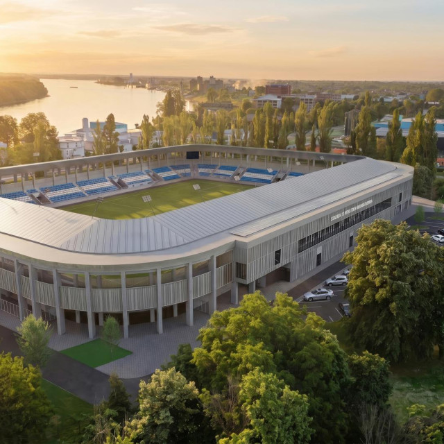 Izgled budućeg stadiona ‘‘12 hrvatskih redarstvenika‘‘ u Vukovaru