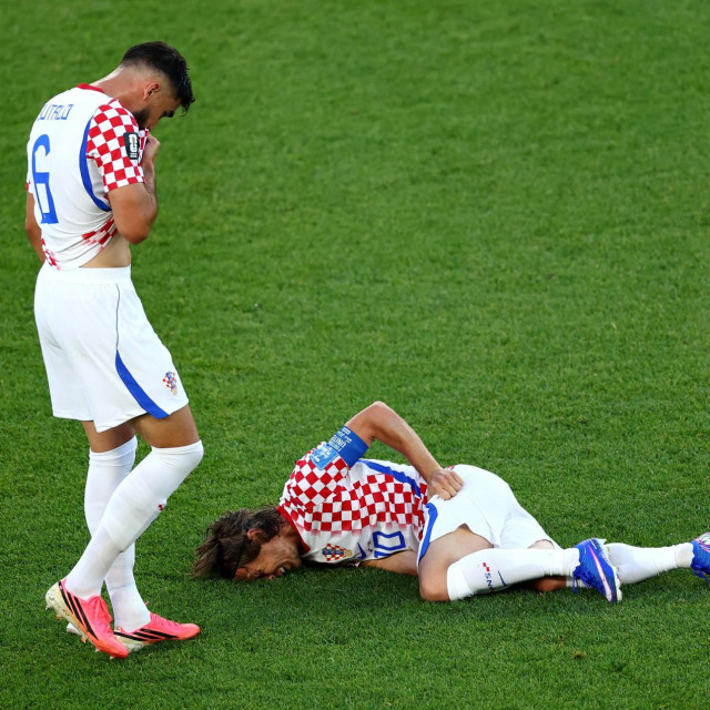 Luka Modrić nakon prekršaja igrača Paname