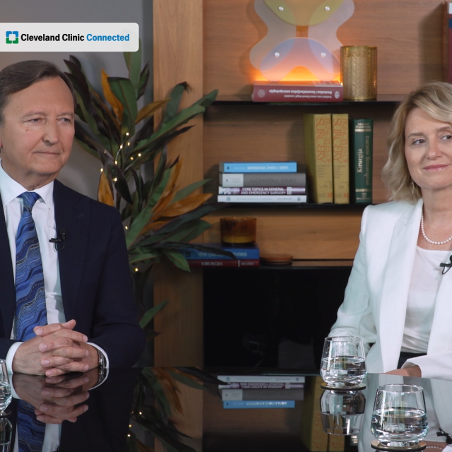 Akademik Davor Miličić i prof. dr. Jozica Šikić, vrhunski stručnjaci Radiochirurgia Zagreb Cleveland Clinic Connected.