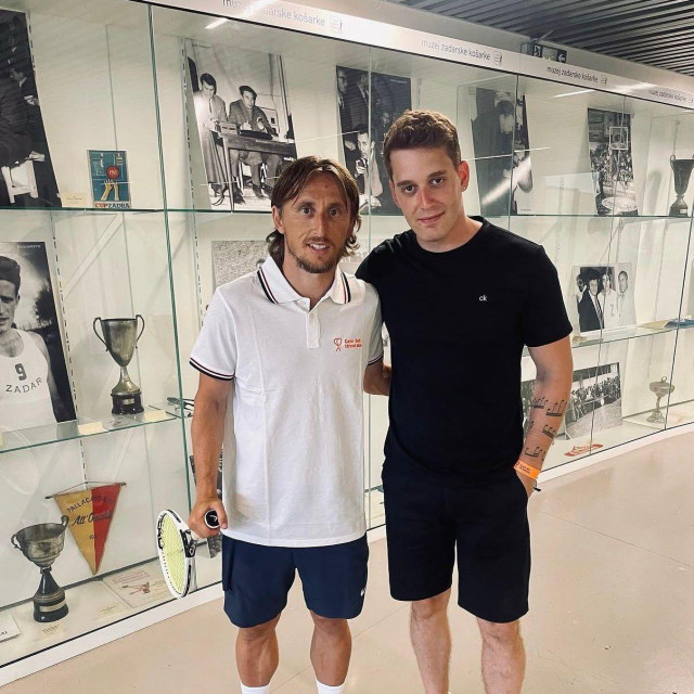 Jure Brkljača i Luka Modrić