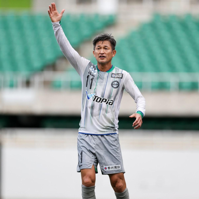 Kazuyoshi Miura snimljen 2024. godine