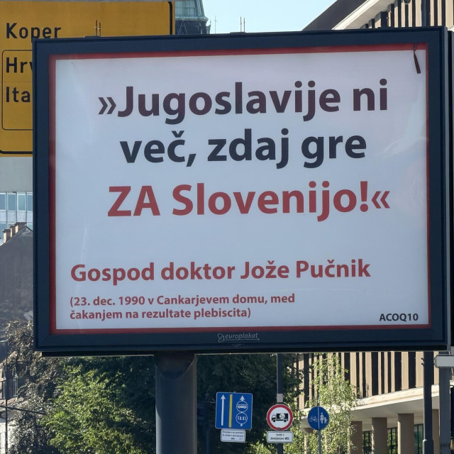 Plakat u Sloveniji