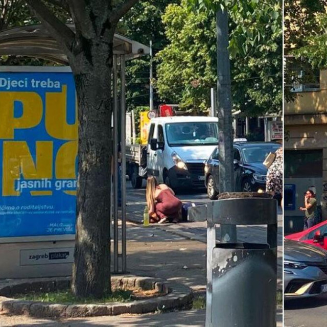 nesreća na Savskoj u Zagrebu, na prolaznicu pala tramvajska žica