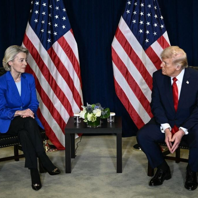 Ursula Von der Leyen i Donald Trump