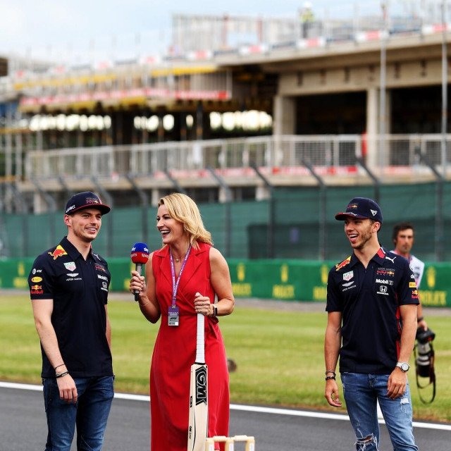 Max Verstappen i Rachel Brookes 