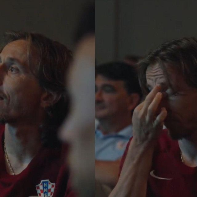 Luka Modrić pustio suzu