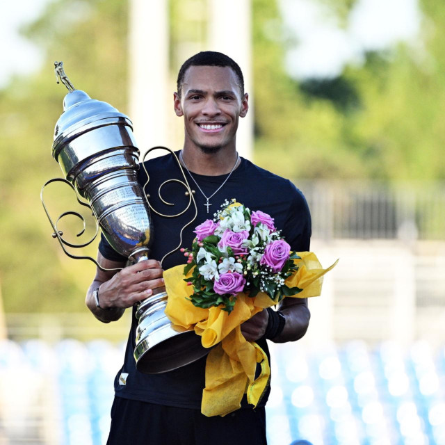 Jamal Britt, pobjednik i rekorder mitinga na Memorijalnoj utrci 110 prepone