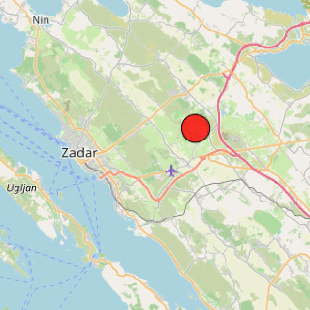 Potres kod Zadra