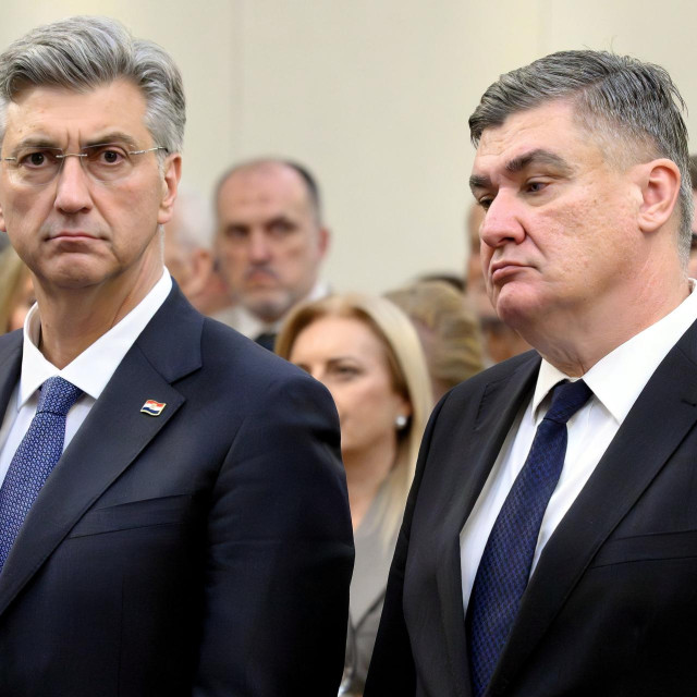 Andrej Plenković i Zoran Milanović