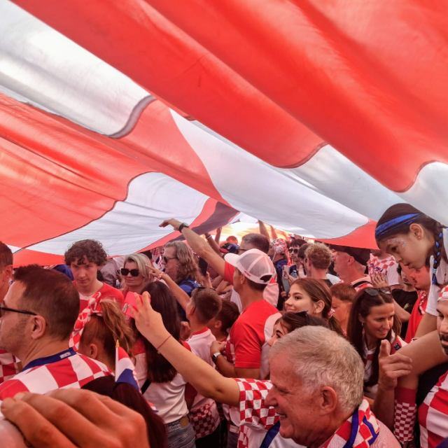 Hrvatski navijači u Torontu
