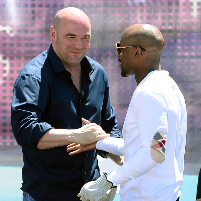 Dana White i Floyd Mayweather Jr. 