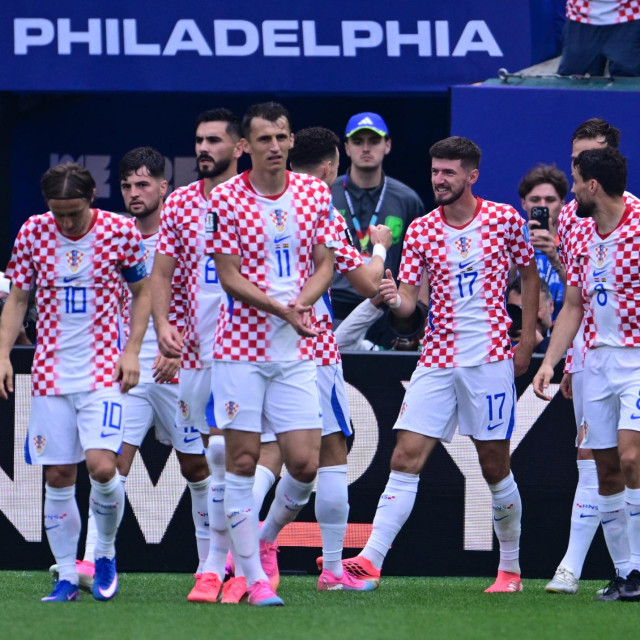 Hrvatski reprezentativci na utakmici s Ganom