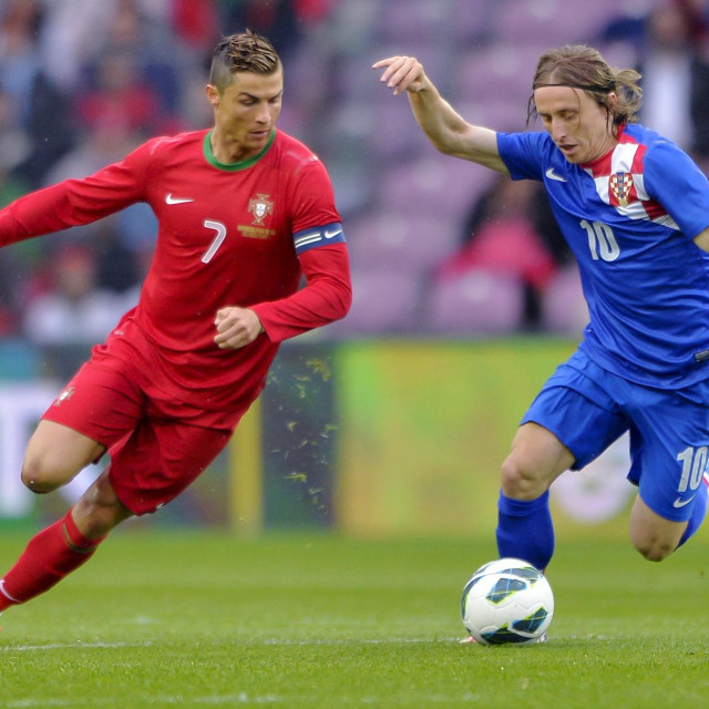 Cristiano Ronaldo i Luka Modrić