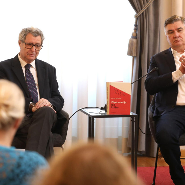 Damir Grubiša i predsjednik Zoran Milanović