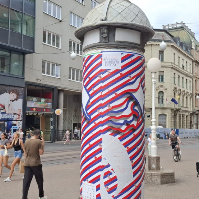 Plakat Festivala Miroslava Krleže
