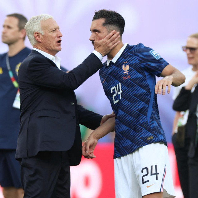 Didier Deschamps i Rayan Cherki